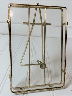 Vintage Gold Brassy Picture Frame | Pressed Picture Frame